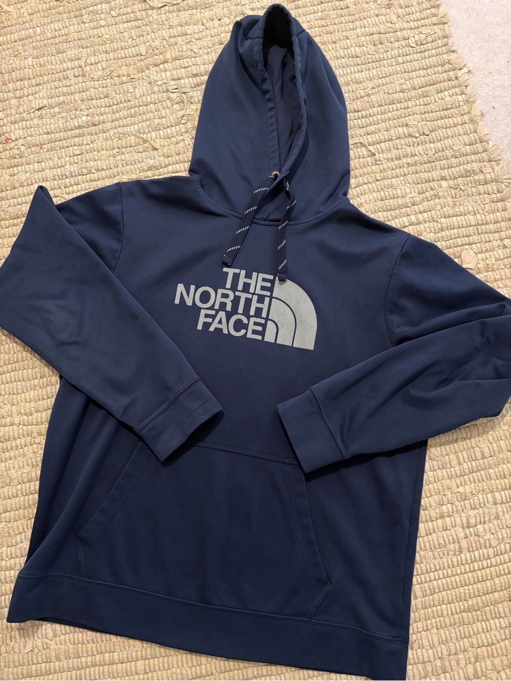 The North Face Men's Navy Logo Hoodie Size Large